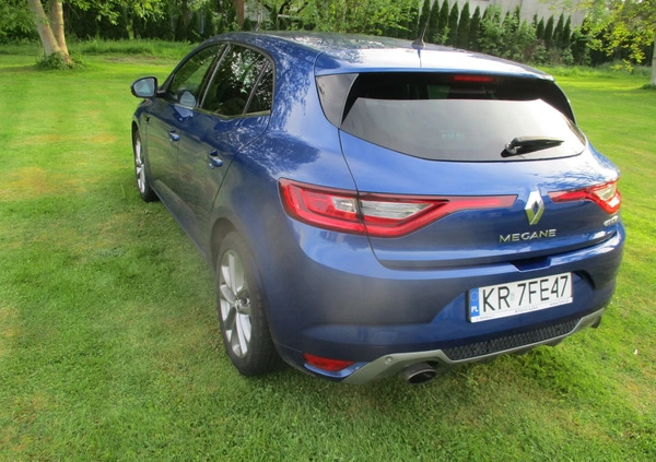 Renault Megane cena 45000 przebieg: 110000, rok produkcji 2017 z Kraków małe 277